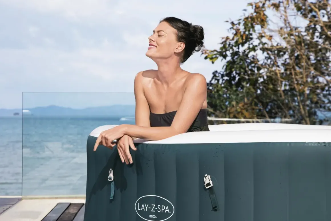 Bestway Opblaasbare Jacuzzi Lay-Z-Spa Ibiza Airjet 806L Groen 180X180X66Cm