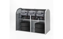 Biohort Opbergbox Storemax 190 Kwartsgrijs Metallic 97X190Cm