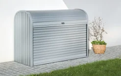 Biohort Opbergbox Storemax 160 Zilver Metallic 78X163Cm