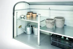 Biohort Opbergbox Storemax 160 Zilver Metallic 78X163Cm