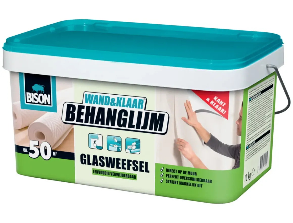 Bison Behanglijm Wand&Klaar Glasweefsel 10Kg