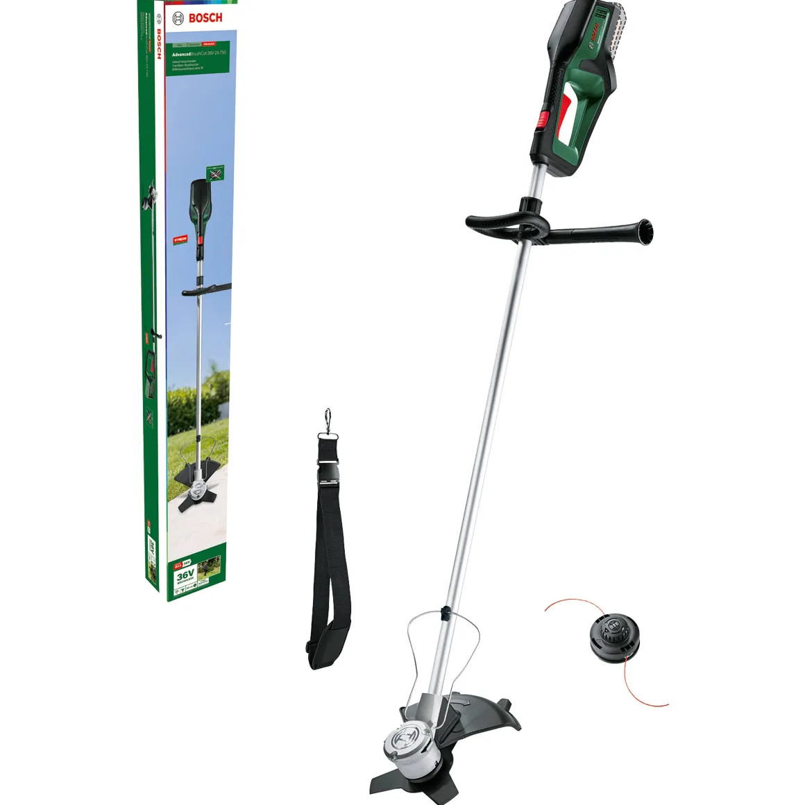 Bosch Accu Bosmaaier Advancedbrushcut 36V-23-750 + Accessoires (Zonder Accu)