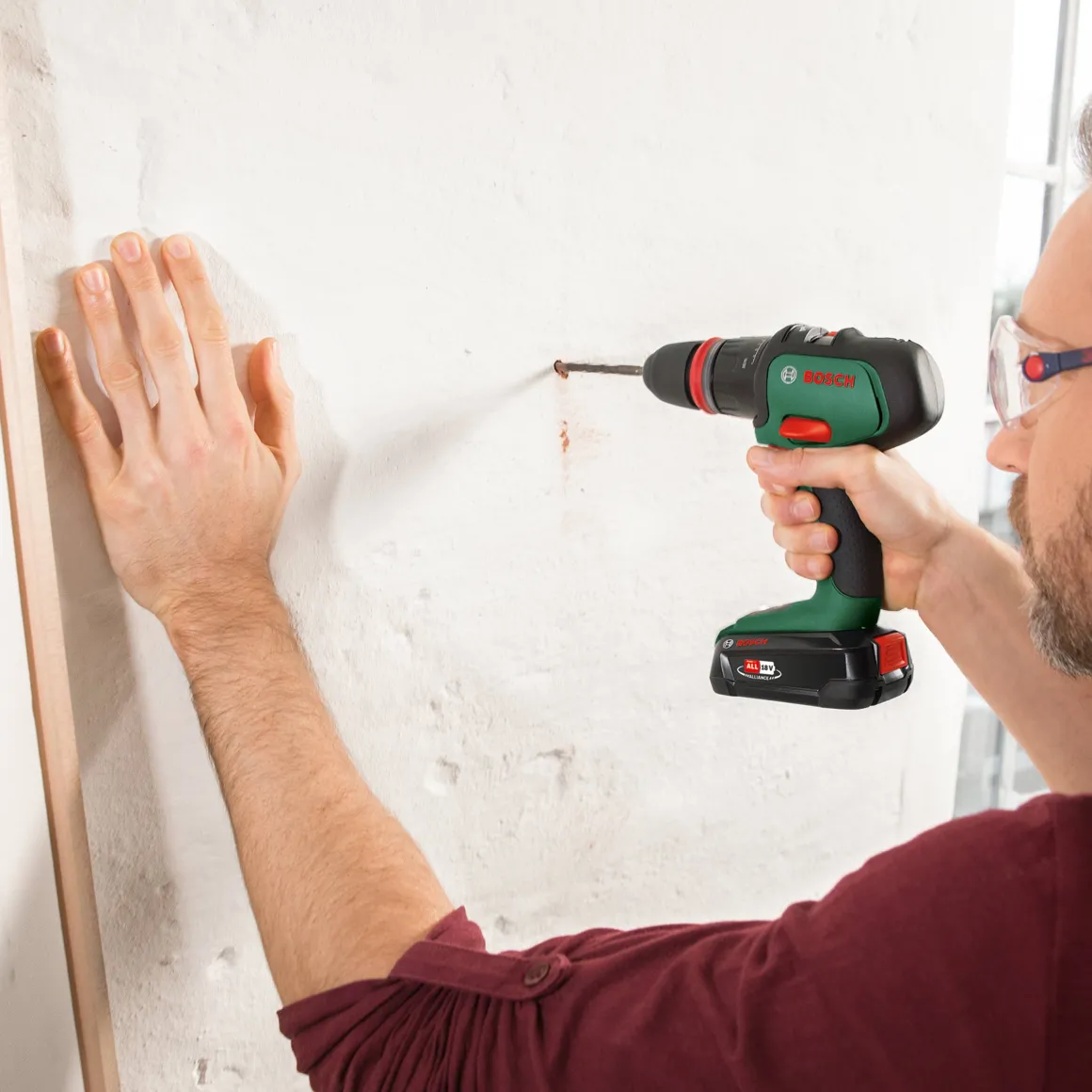 Bosch Accuboormachine Met Klopfunctie Advancedimpact Quicksnap 18V (2 Accu'S)