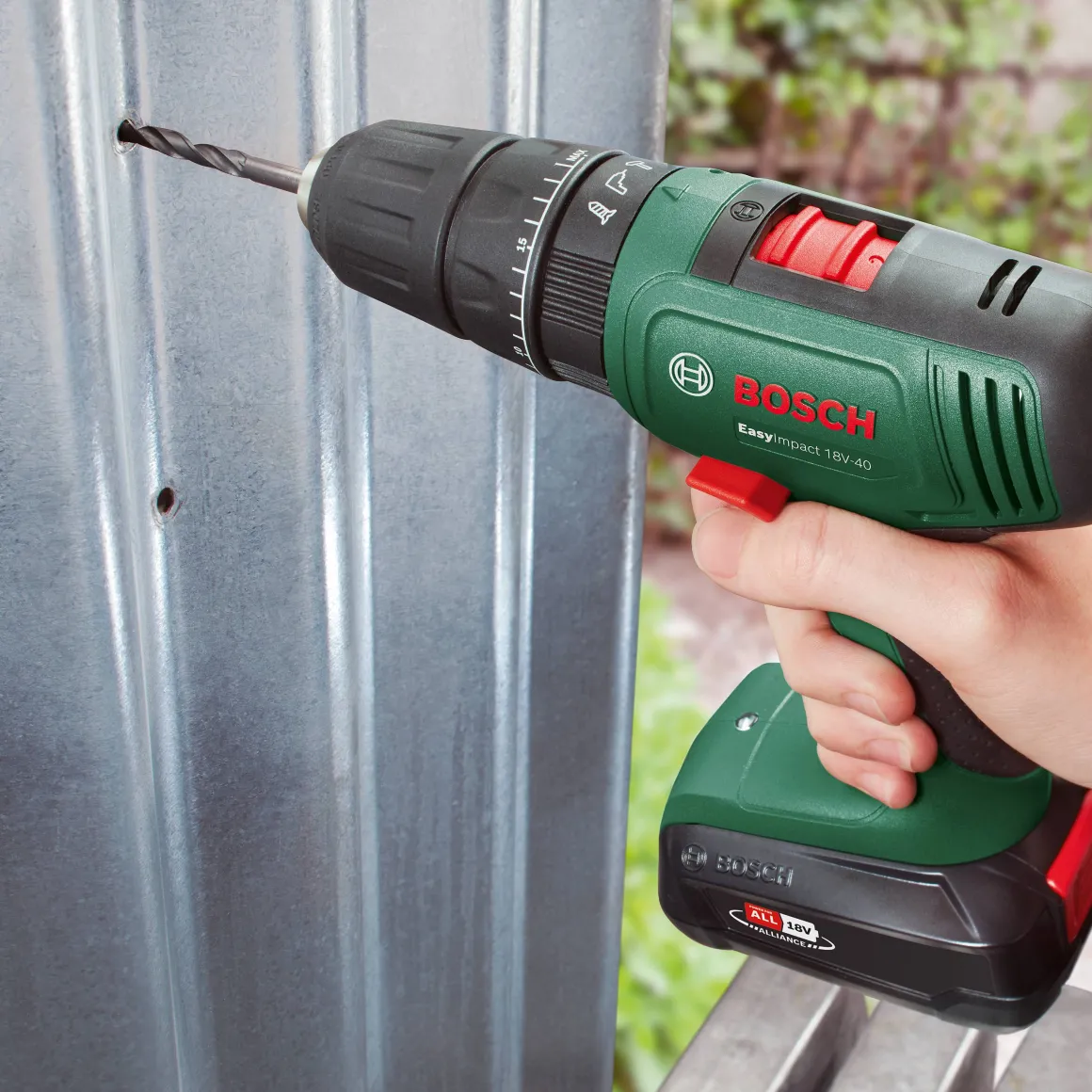 Bosch Accuboormachine Met Klopfunctie Easyimpact-40 18V (Zonder Accu)