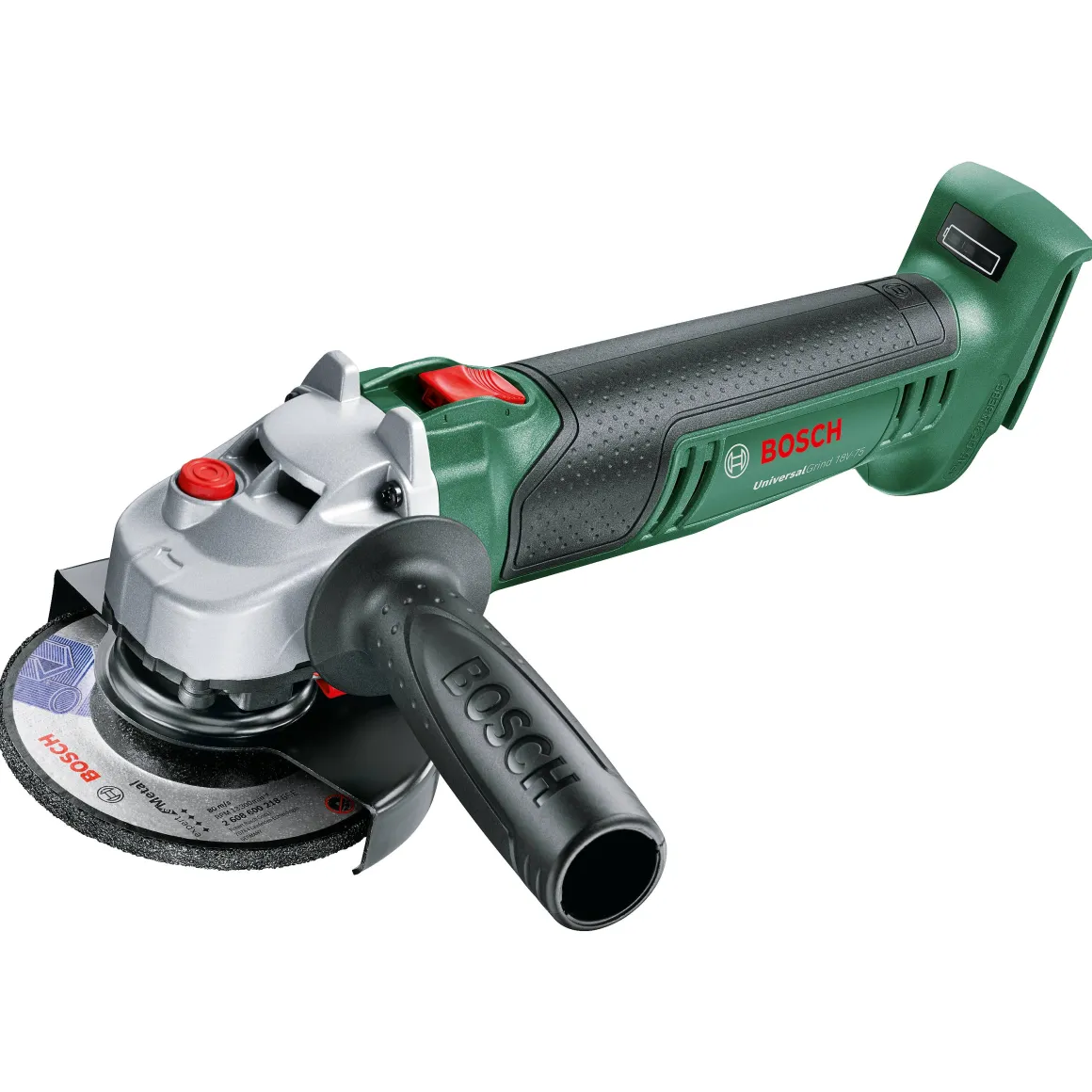 Bosch Haakse Accuslijpmachine Universalgrind 18V-75 Baretool (Beschermkap, Handgreep, (18 V Accu, Lader En Slijpschijf (125 Mm) Niet Meegeleverd))
