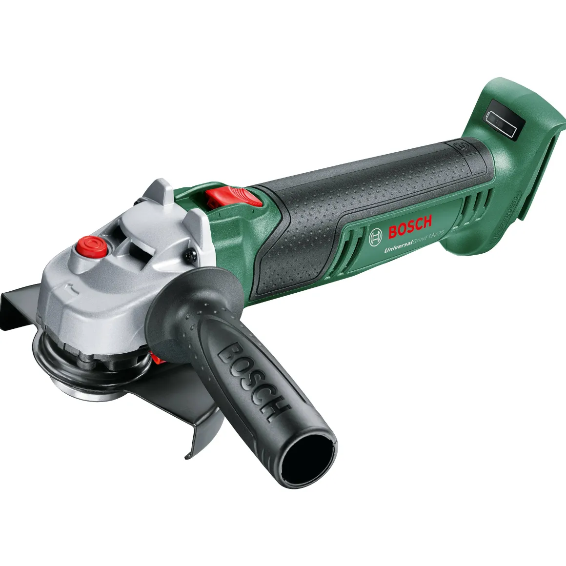 Bosch Haakse Accuslijpmachine Universalgrind 18V-75 Baretool (Beschermkap, Handgreep, (18 V Accu, Lader En Slijpschijf (125 Mm) Niet Meegeleverd))