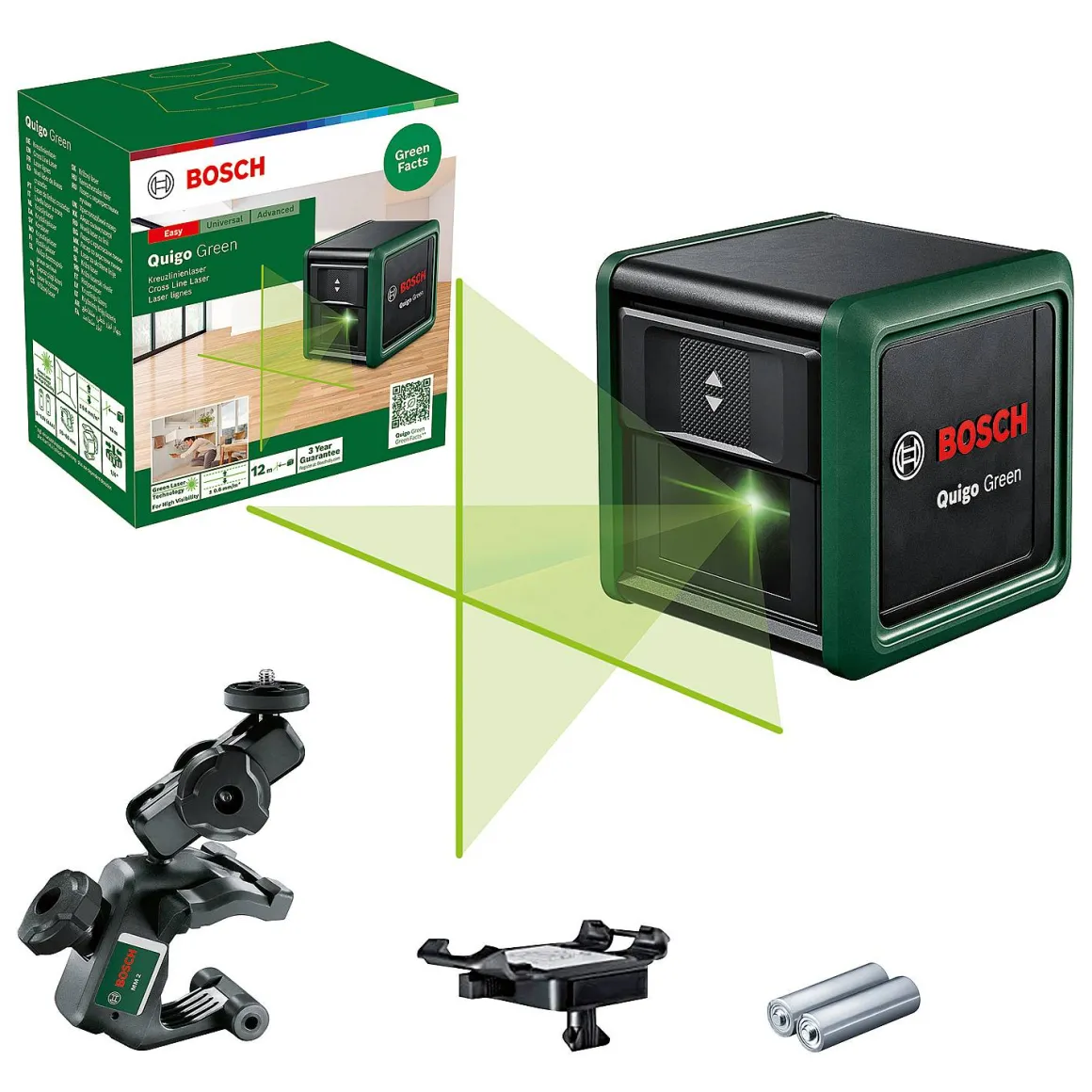 Bosch Kruislijnlaser Quigo Green 12M