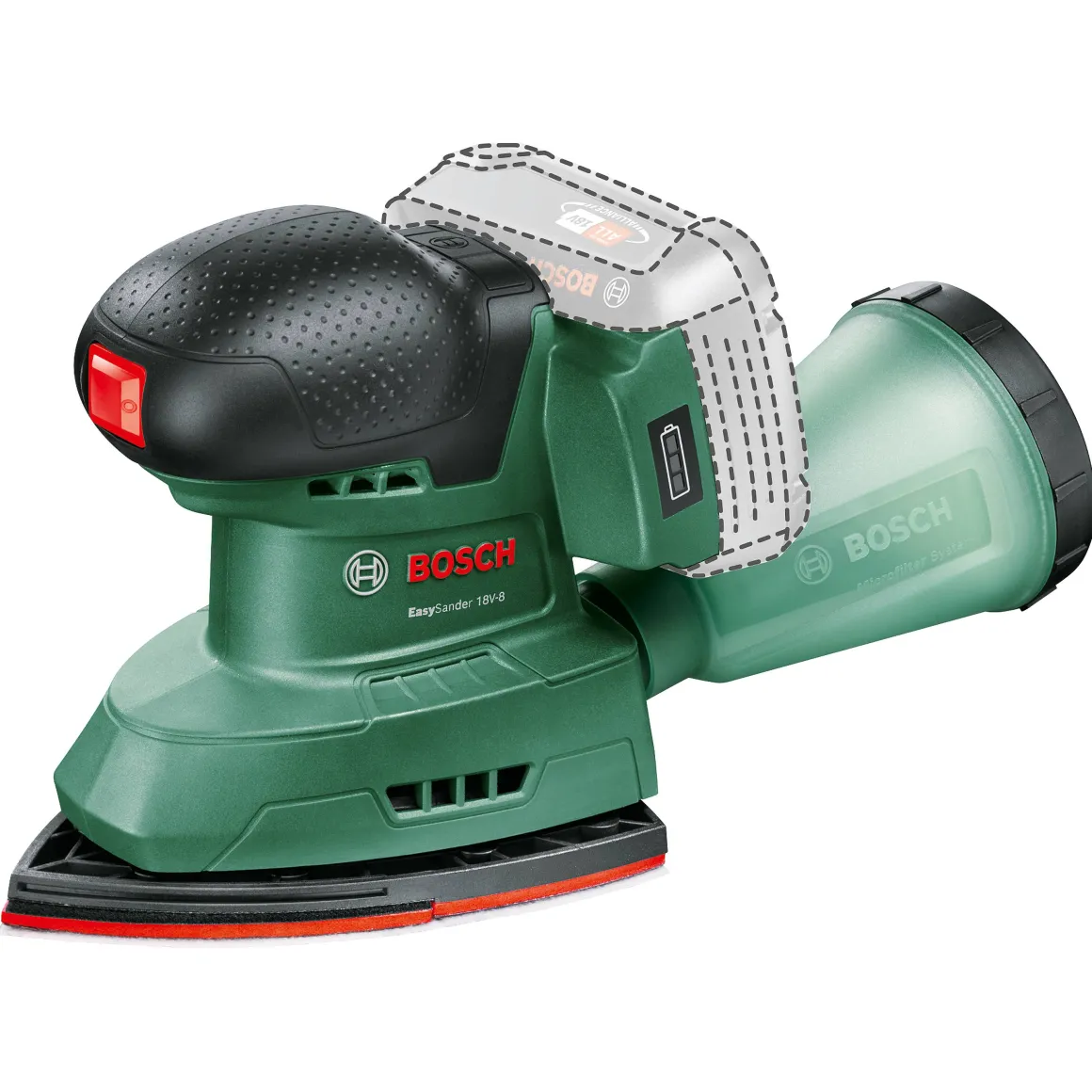 Bosch Multischuurmachine Easysander 18V-8 (Zonder Accu)