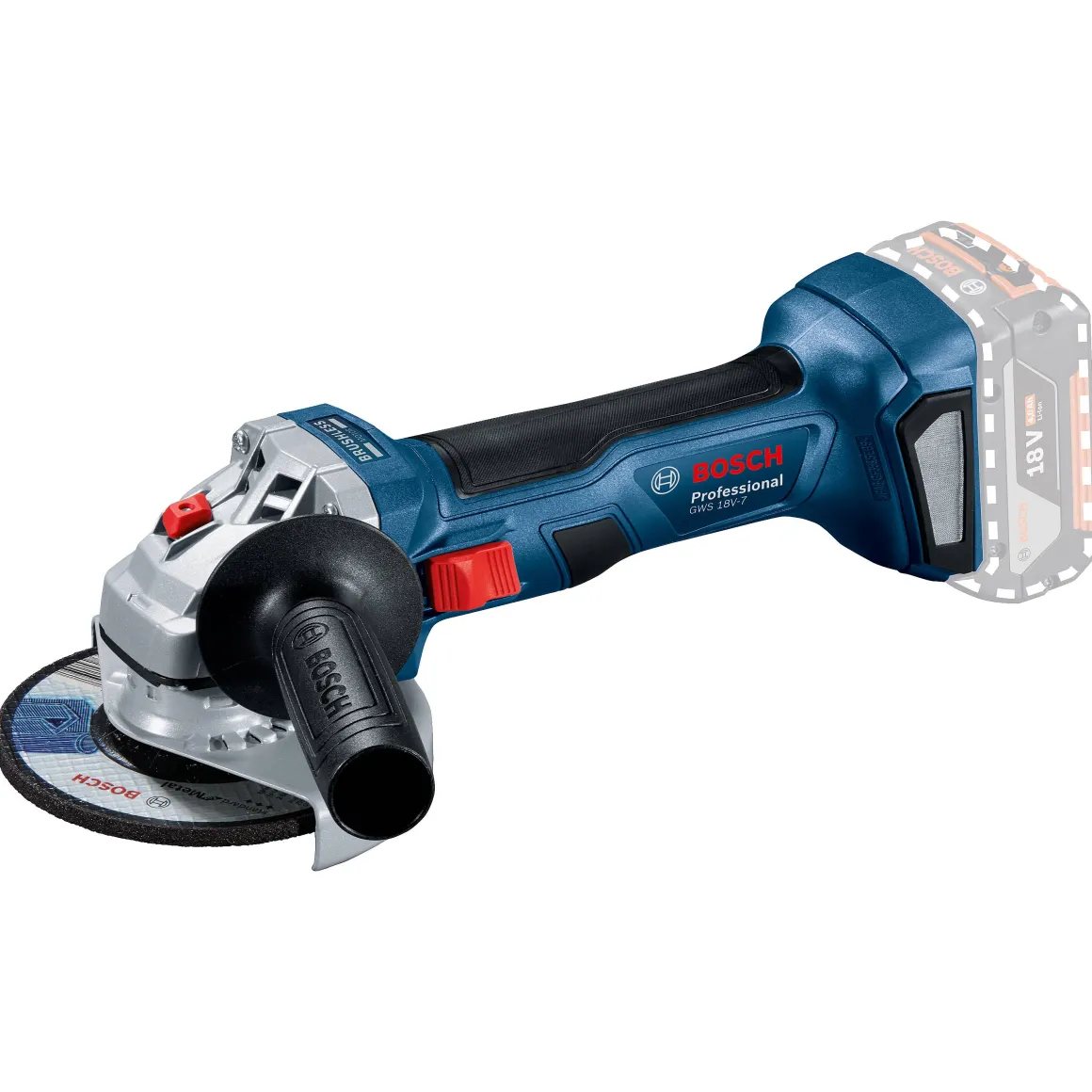 Bosch Professional Haakse Slijper Op Accu Baretool Gws 18V