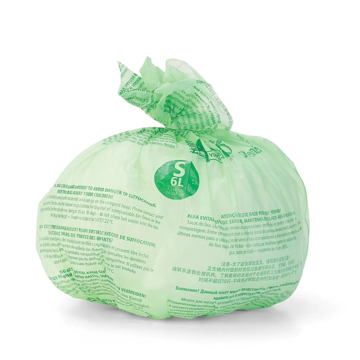 Brabantia Afvalzak Perfectfit S Groen 6L 10 Stuks