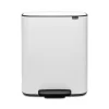 Brabantia Pedaalemmer Bo 2X30L Wit