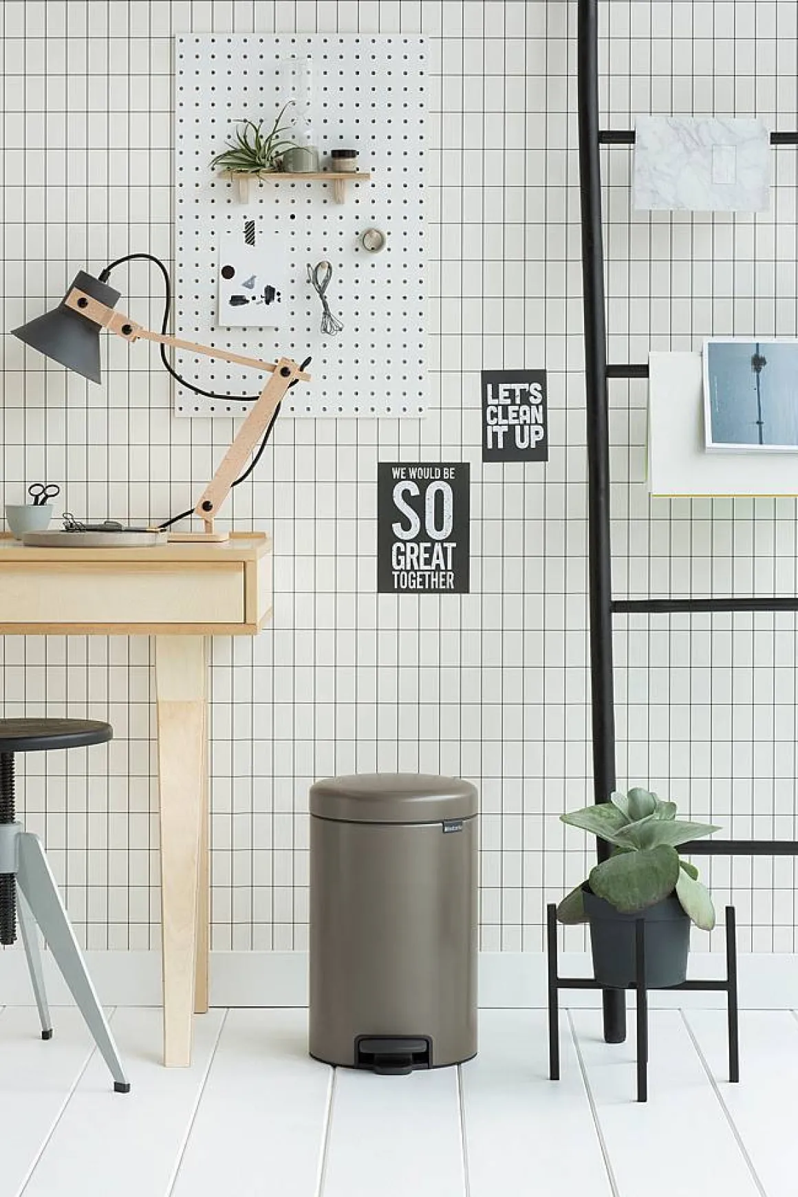 Brabantia Pedaalemmer Newicon Platinum 12L