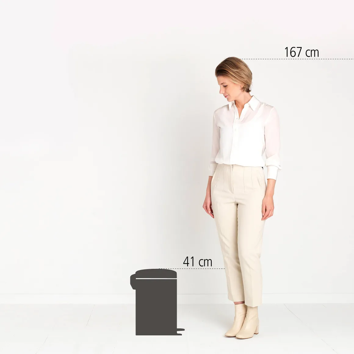 Brabantia Pedaalemmer Newicon Matt Black 12L