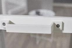 Cando Hordeur Comfort - Magnetische Hordeur - Wit Profiel - Grijs Gaas - 100X235Cm