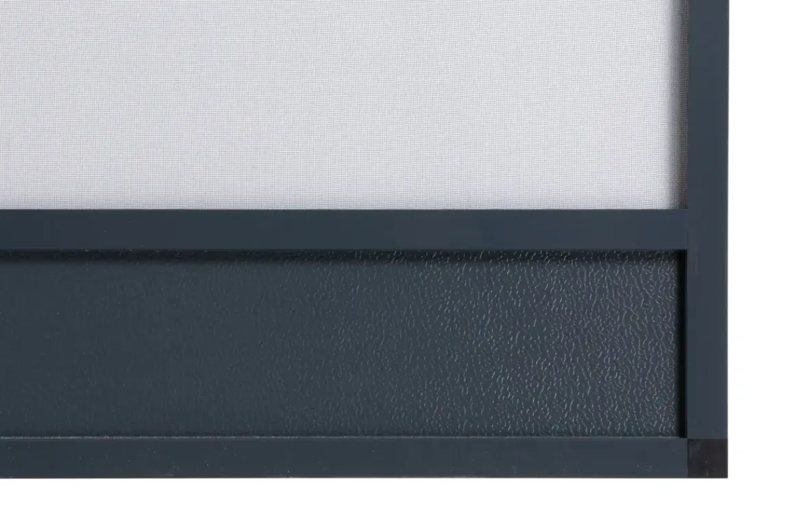 Cando Hordeur Comfort - Magnetische Hordeur - Antraciet Profiel - Grijs Gaas - 100X235Cm
