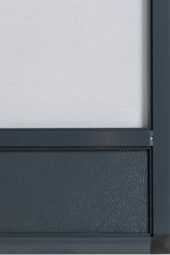 Cando Hordeur Premium - Magnetische Hordeur - Antraciet Profiel - Grijs Gaas - 100X235Cm