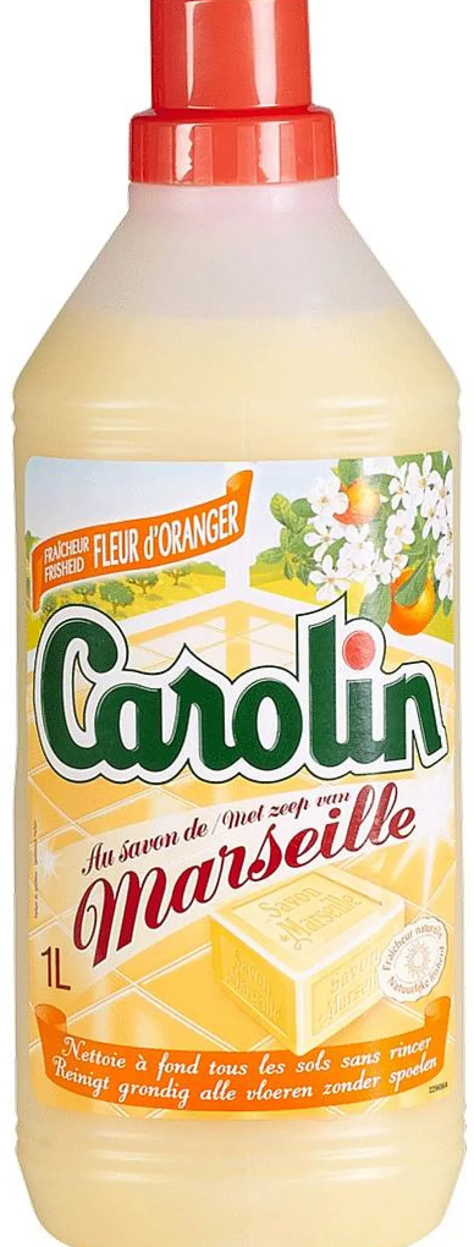 Carolin Marseille Zeep Vloerreiniger Sinaasappelbloesem 1L
