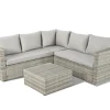Central Park Alea Loungeset Taupe Staal/Canvas 3 Delig