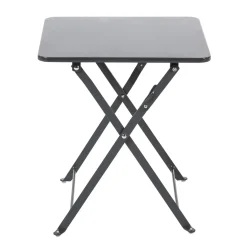 Central Park Bijzet Tuintafel Mini Stacy Staal Antraciet 40X40X45Cm