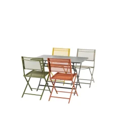 Central Park Bistrotafel Stacy Antraciet Staal 110X70Cm