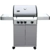 Central Park Gasbarbecue Laredo 13,5Kw Zilver