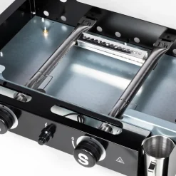 Central Park Gasbarbecue Bbq & Friends Plancha Zwart 5,3Kw 52X37,5Cm