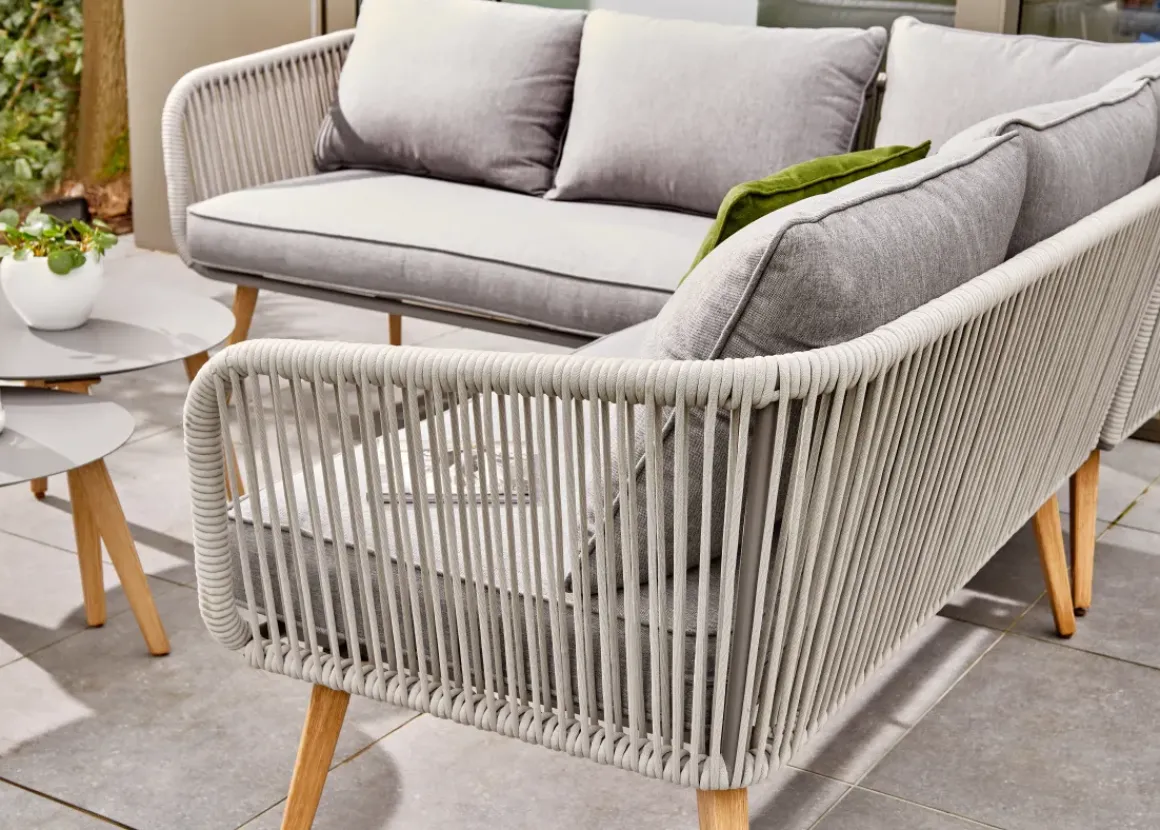 Central Park Ischia Aluminium/Textiel Loungeset 214X214Cm