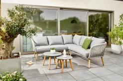 Central Park Ischia Aluminium/Textiel Loungeset 214X214Cm
