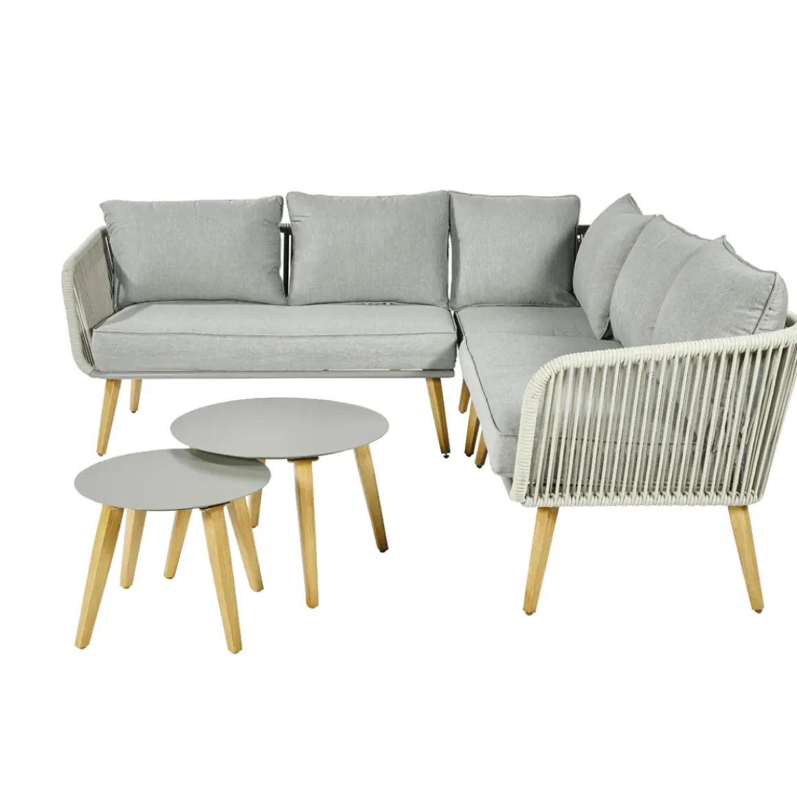 Central Park Ischia Aluminium/Textiel Loungeset 214X214Cm