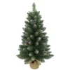 Central Park Kunstkerstboom Besneeuwd Groen 90Cm