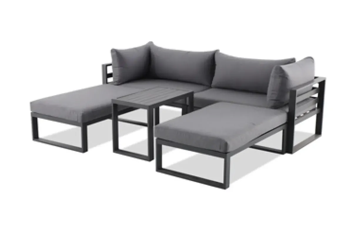 Central Park Loungeset Napoli Aluminium
