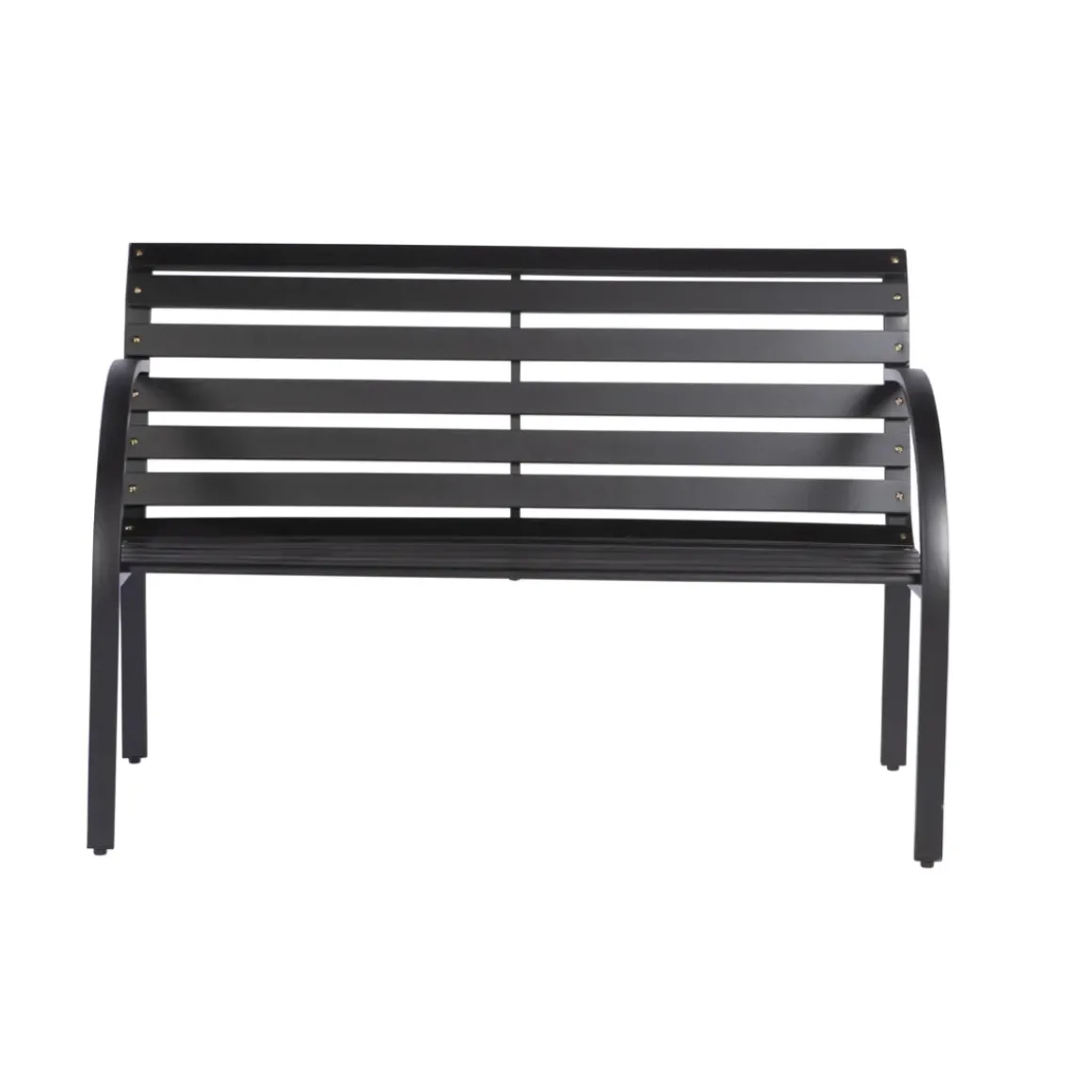Central Park Tuinbank City Staal/Fsc Eucalyptushout Zwart 122X81,5Cm
