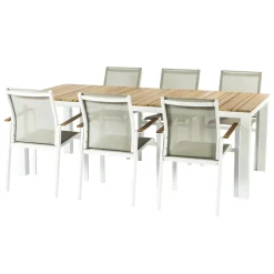 Central Park Tuinstoel Bonifacio Stapelbaar Aluminium/Textileen Taupe