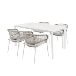 Central Park Tuinstoel Ciotat Aluminium/Wicker 60X61X74Cm
