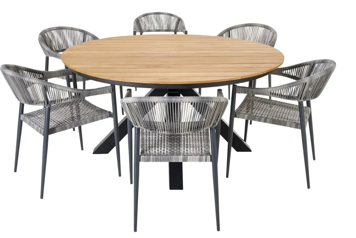 Central Park Tuinstoel Collioure Aluminiuim/Wicker 60X56,5X78Cm