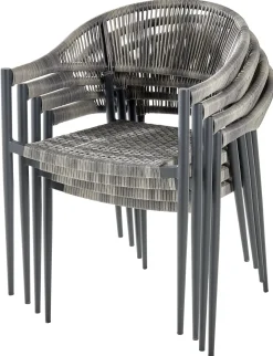 Central Park Tuinstoel Collioure Aluminiuim/Wicker 60X56,5X78Cm