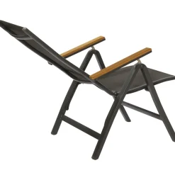 Central Park Tuinstoel Limoux Inklapbaar Aluminium/Textileen/Teakhout
