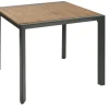 Central Park Tuintafel Aluminium Donkergrijs 90X90Cm