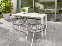 Central Park Tuintafel Ciotat Aluminium/Glas 160X90Cm