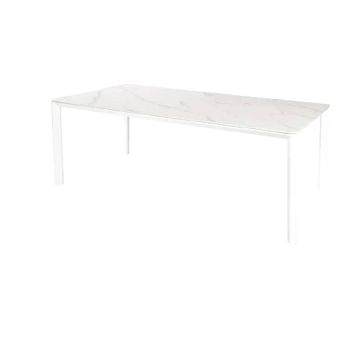Central Park Tuintafel Ciotat Keramiek Glas/Aluminium Verstelbare Poten 205X100X75Cm