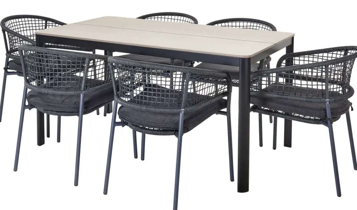 Central Park Tuintafel Levanzo Aluminium 150X90Cm