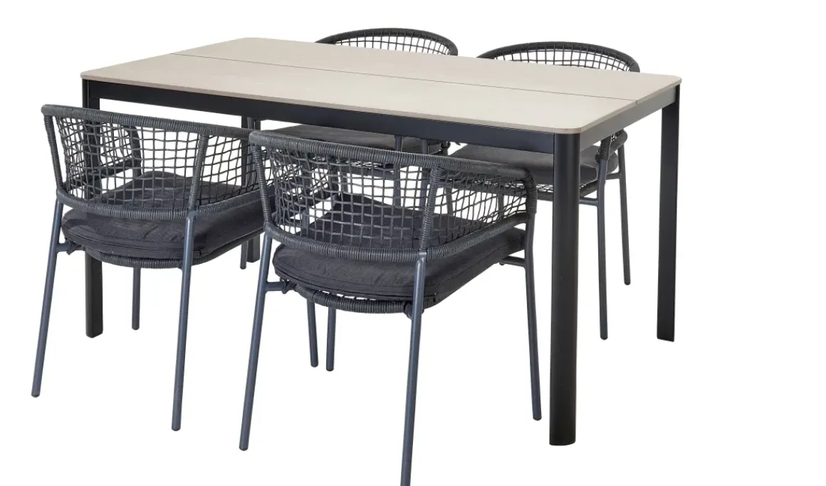 Central Park Tuintafel Levanzo Aluminium 150X90Cm