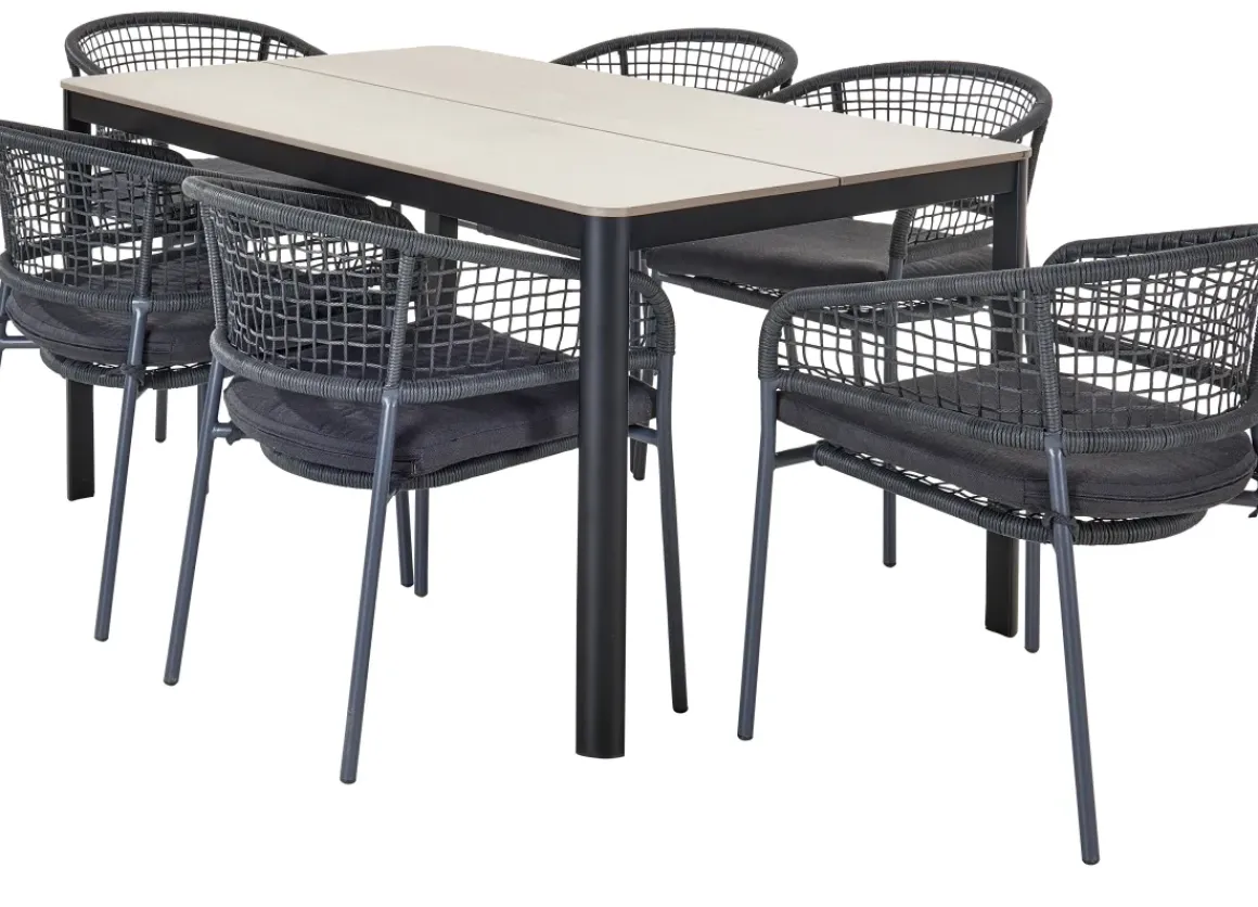 Central Park Tuintafel Levanzo Aluminium 150X90Cm