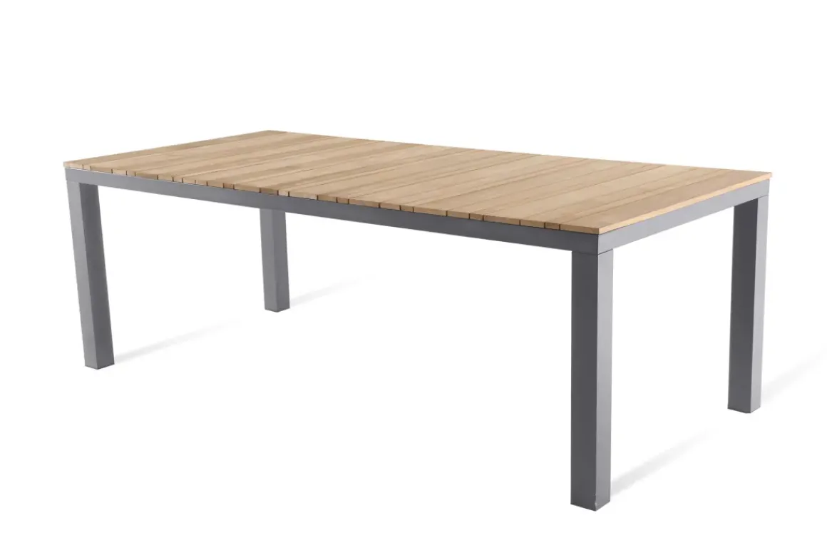 Central Park Tuintafel Limoux Teakhout/Aluminium 215X100Cm