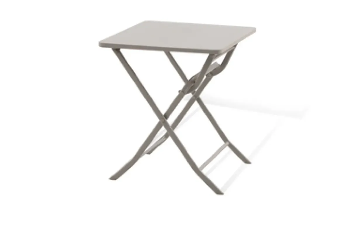 Central Park Tuintafel Stacy Inklapbaar Taupe 60X60Cm