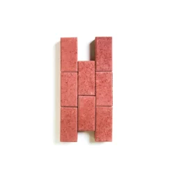 Cobo Garden Betonstraatsteen Rood Facetrand 22X11X5Cm
