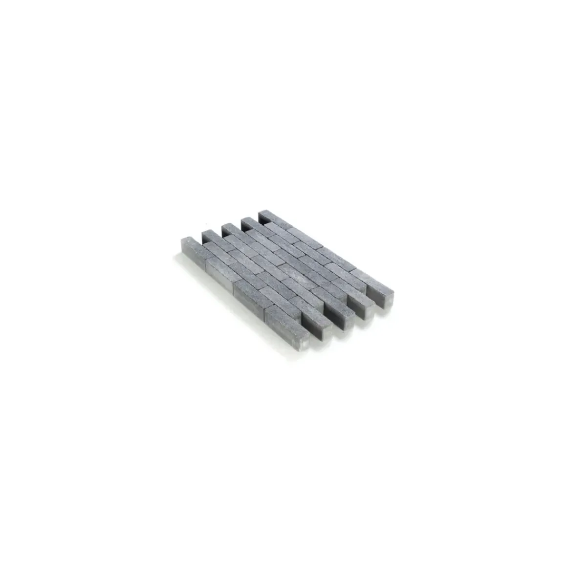 Cobo Garden Klinker Waal In-Line Grijs-Zwart Getrommeld 20X5X6Cm