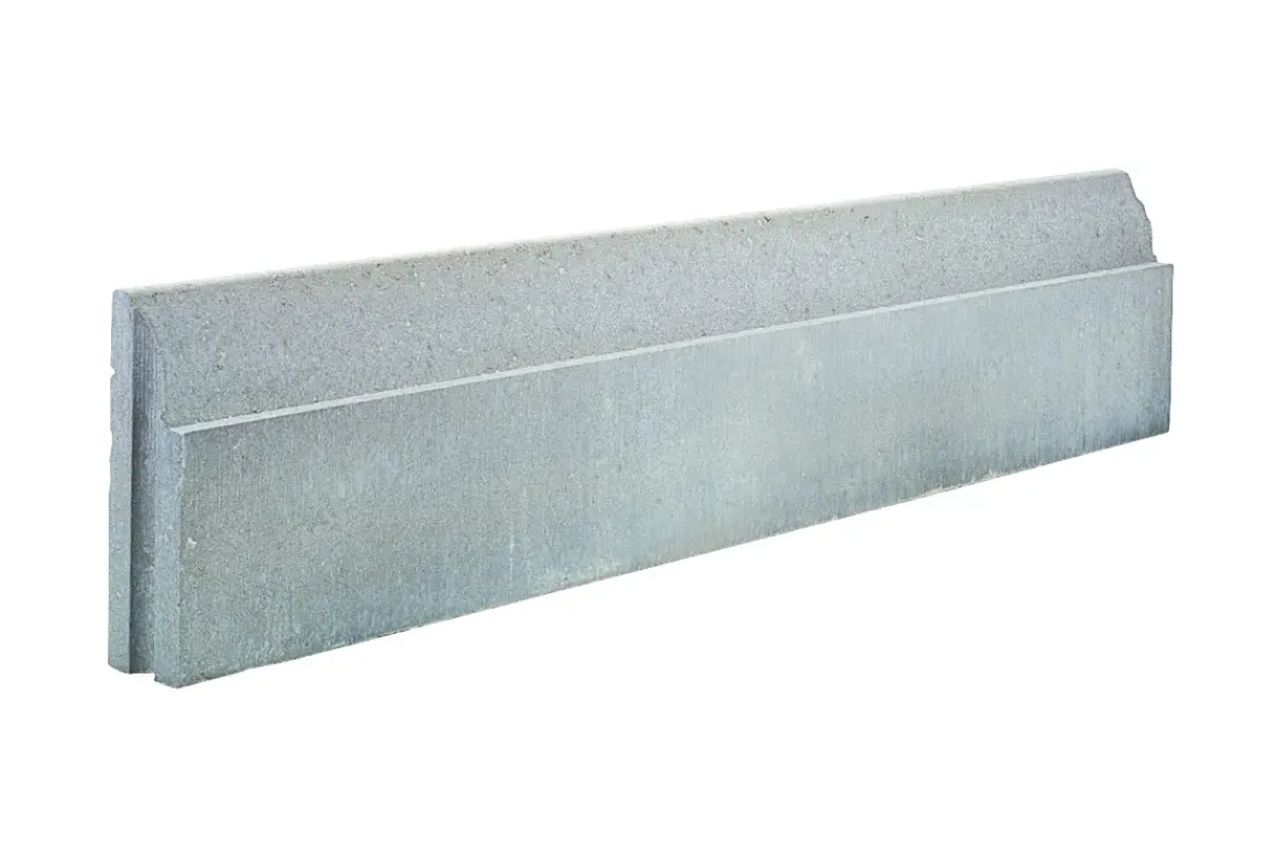 Coeck Borduur Verdunde Rand 100X20X6Cm Grijs T&G 52St + Pallet 3004837