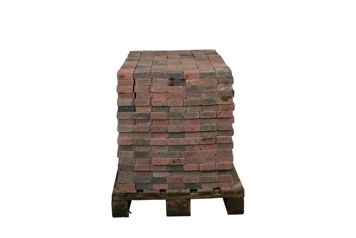 Coeck Getrommelde Klinker 10X10X4Cm Herfstkleuren 1386 Stuks
