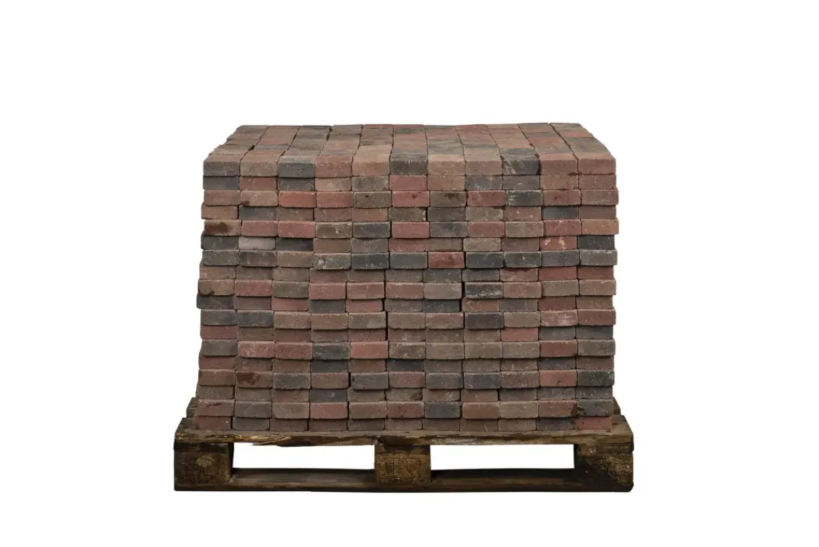 Coeck Getrommelde Klinker 10X10X4Cm Herfstkleuren 1386 Stuks